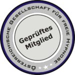 Siegel_geprüftes Mitglied der österreichischen Gesellschaft für freie Hypnose