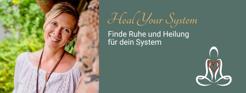 Martina Klein und das Titelbild von Heal your System